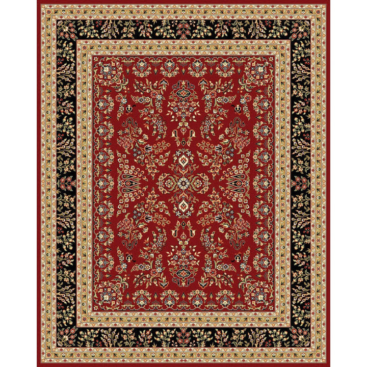 SAFAVIEH Lyndhurst LNH331B Red / Black Rug Image 1