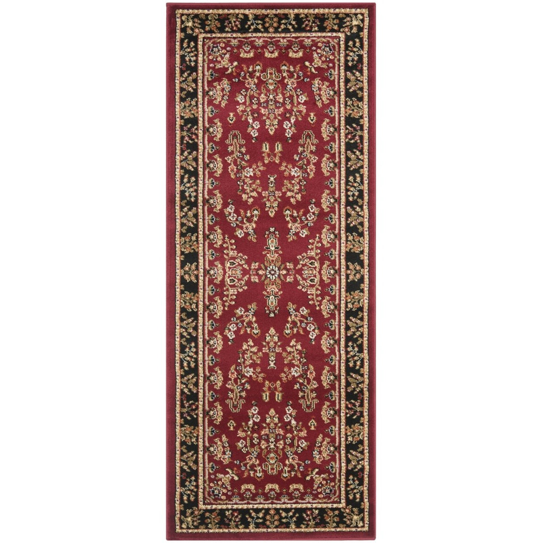 SAFAVIEH Lyndhurst LNH331B Red / Black Rug Image 2