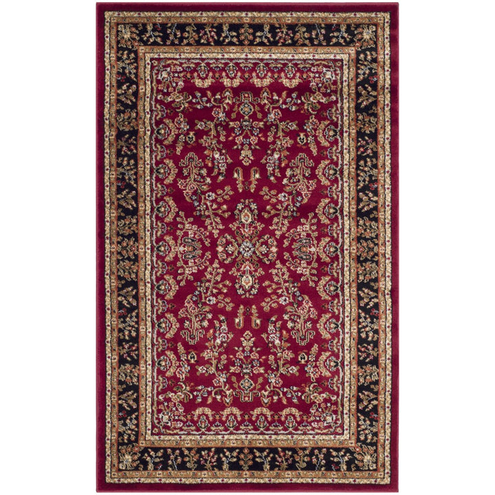 SAFAVIEH Lyndhurst LNH331B Red / Black Rug Image 3