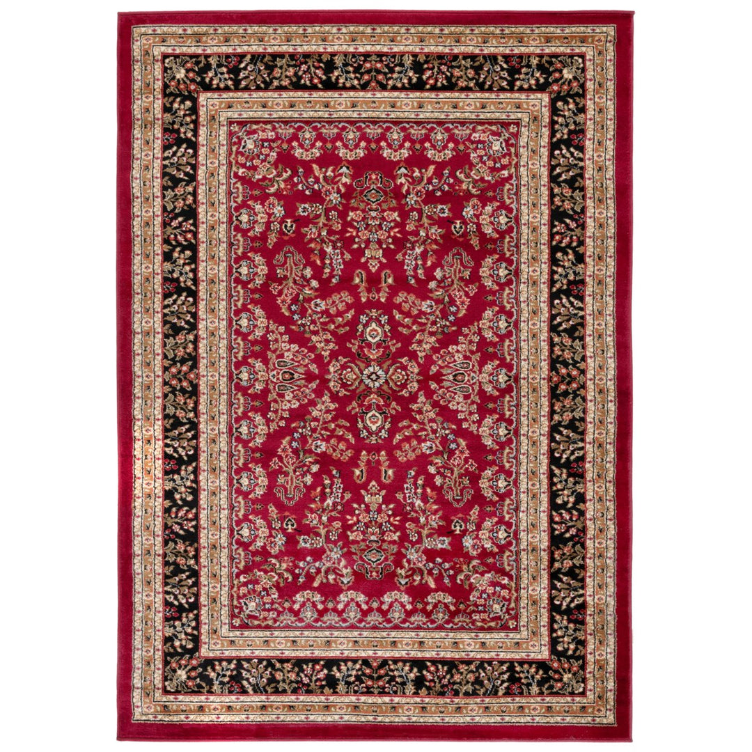 SAFAVIEH Lyndhurst LNH331B Red / Black Rug Image 5