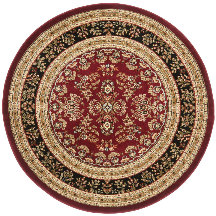 SAFAVIEH Lyndhurst LNH331B Red / Black Rug Image 6