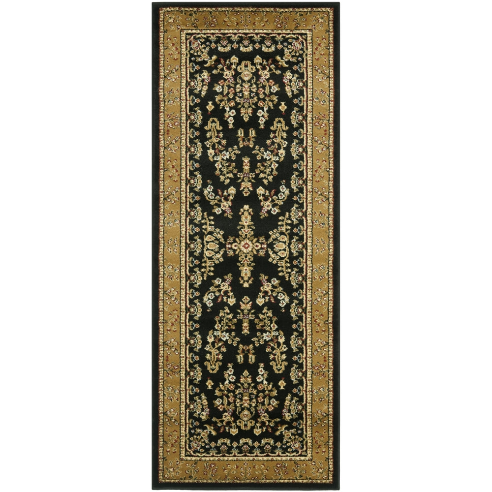 SAFAVIEH Lyndhurst LNH331D Black / Tan Rug Image 2