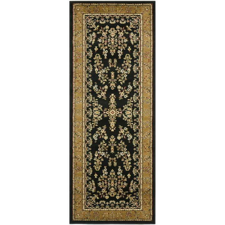 SAFAVIEH Lyndhurst LNH331D Black / Tan Rug Image 1