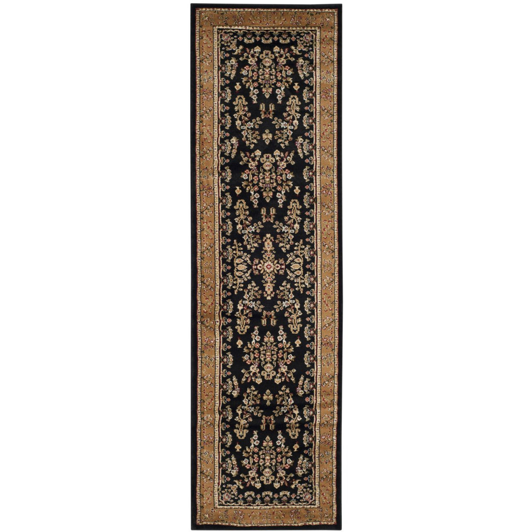 SAFAVIEH Lyndhurst LNH331D Black / Tan Rug Image 1