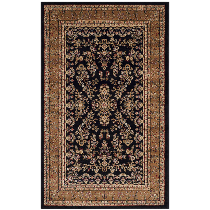 SAFAVIEH Lyndhurst LNH331D Black / Tan Rug Image 4