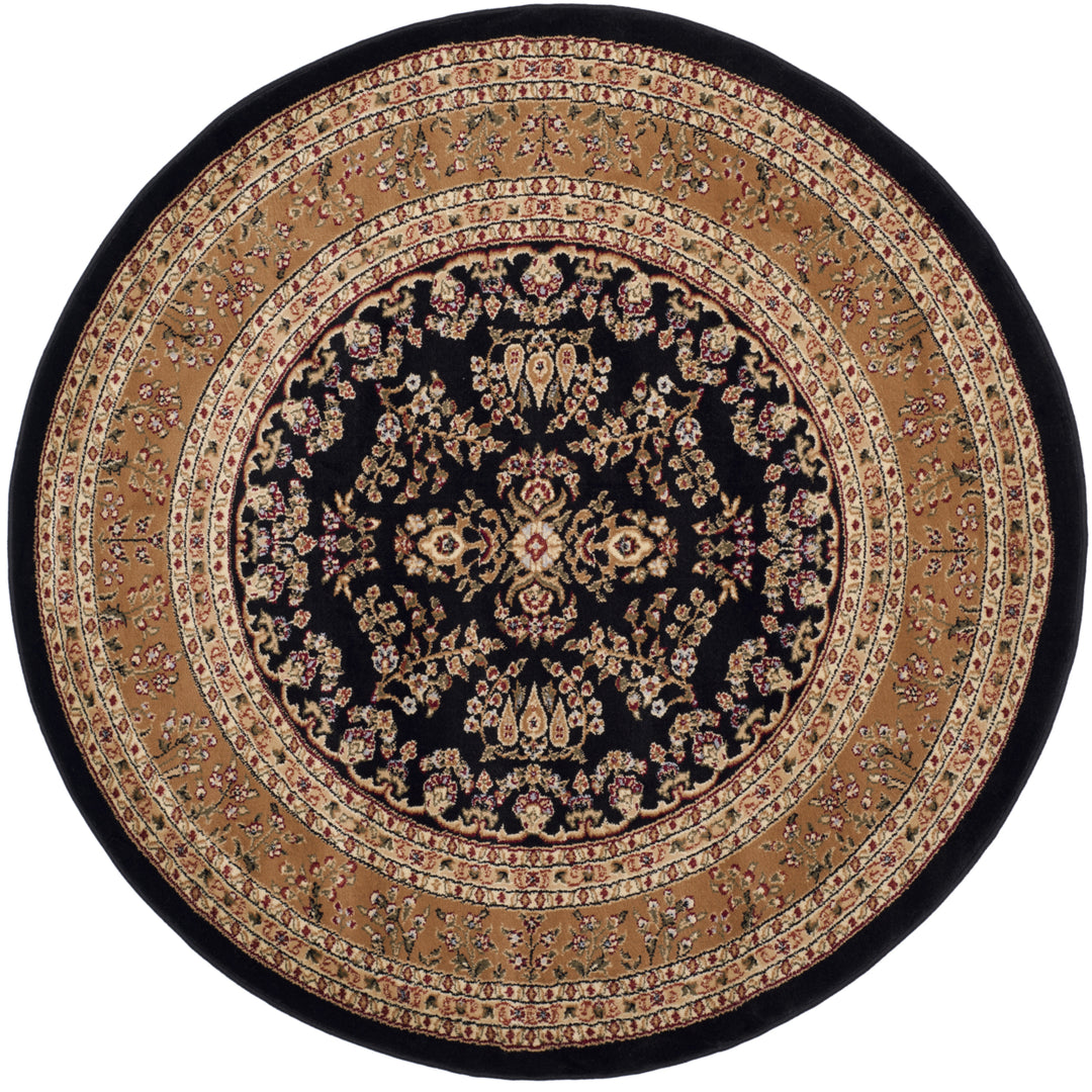 SAFAVIEH Lyndhurst LNH331D Black / Tan Rug Image 6