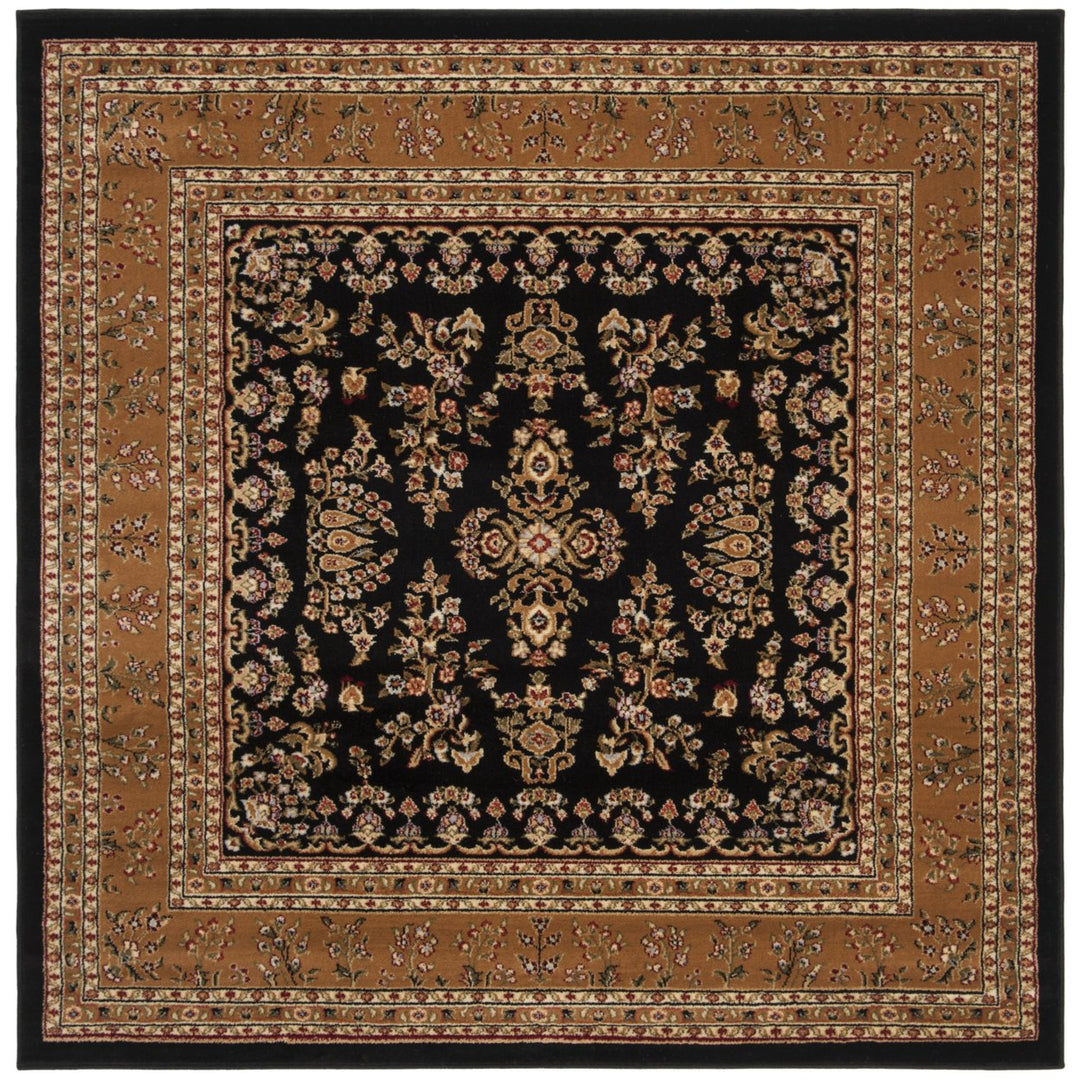 SAFAVIEH Lyndhurst LNH331D Black / Tan Rug Image 1