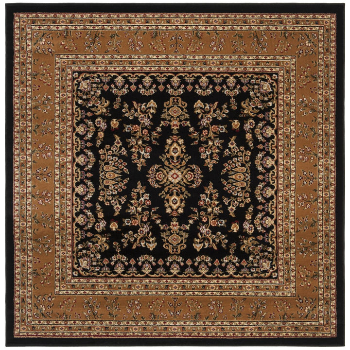 SAFAVIEH Lyndhurst LNH331D Black / Tan Rug Image 1