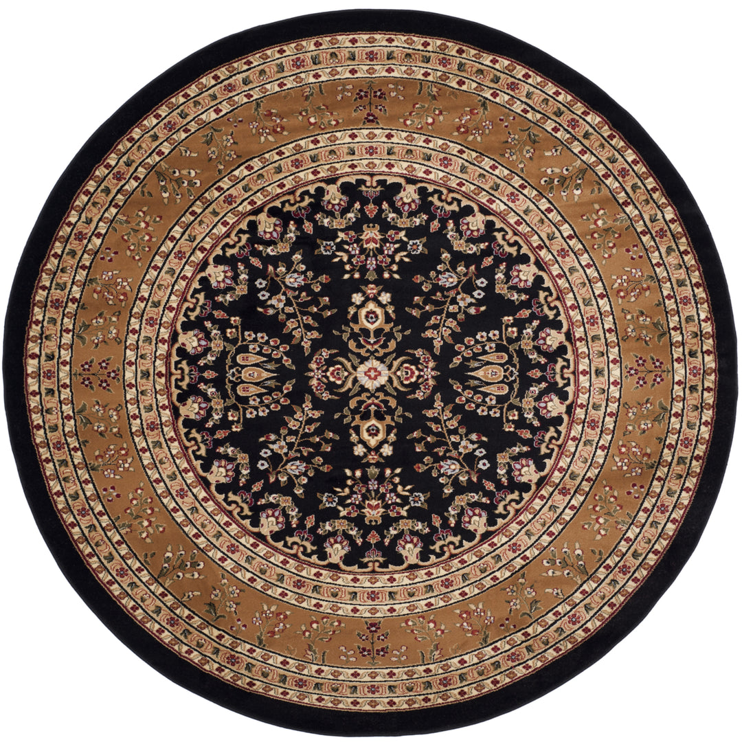 SAFAVIEH Lyndhurst LNH331D Black / Tan Rug Image 8