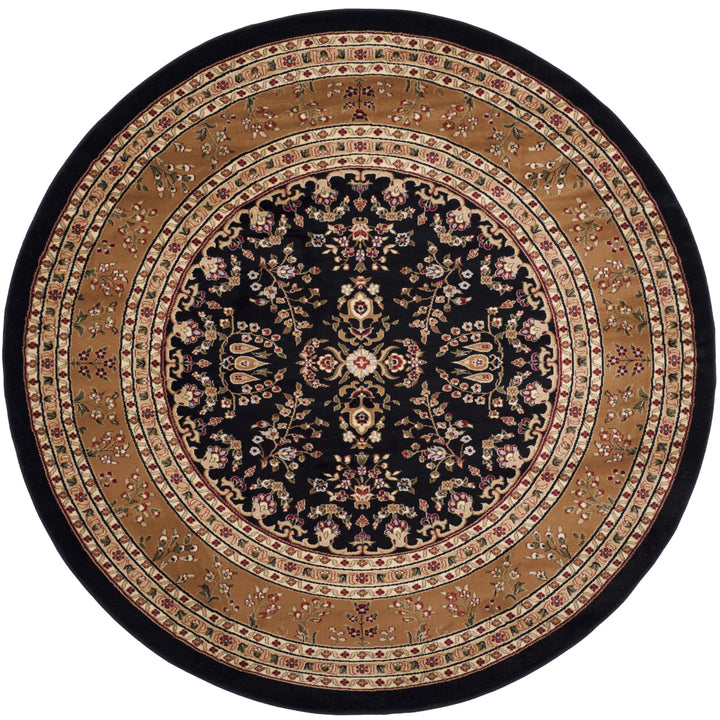 SAFAVIEH Lyndhurst LNH331D Black / Tan Rug Image 8