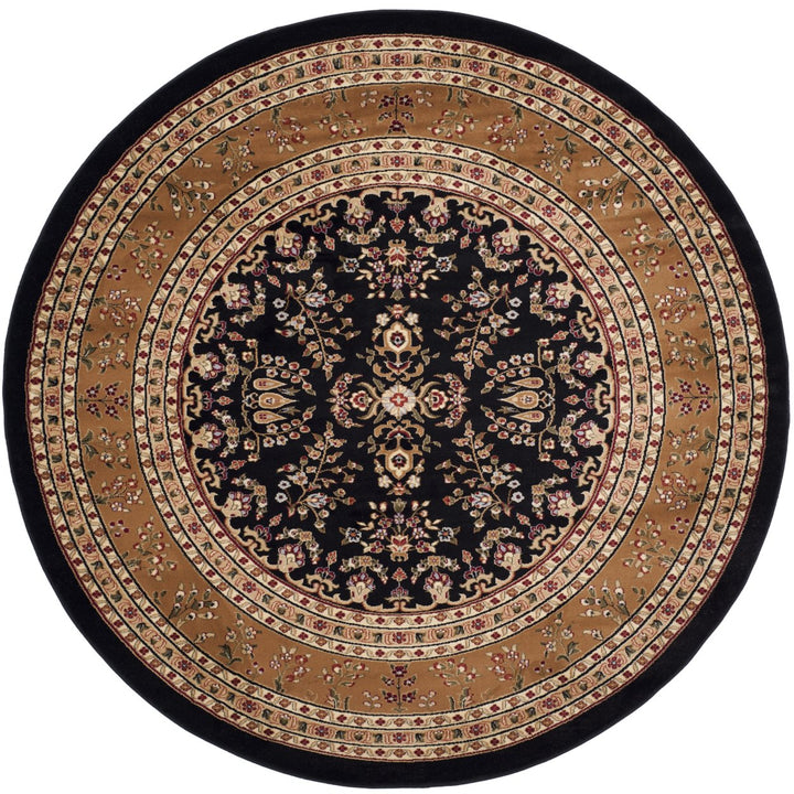 SAFAVIEH Lyndhurst LNH331D Black / Tan Rug Image 1