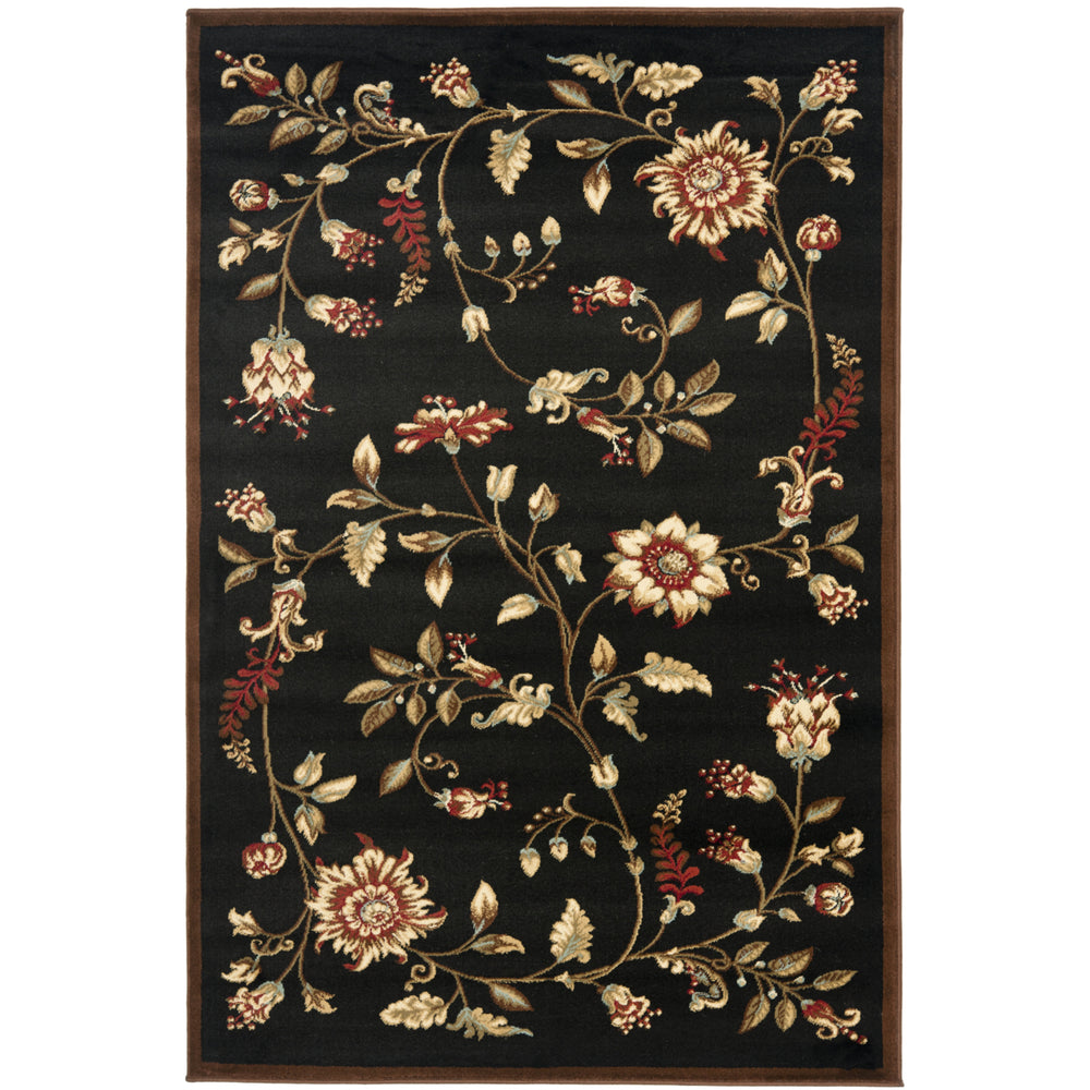 SAFAVIEH LNH552-9091 Lyndhurst Black / Multi Image 2