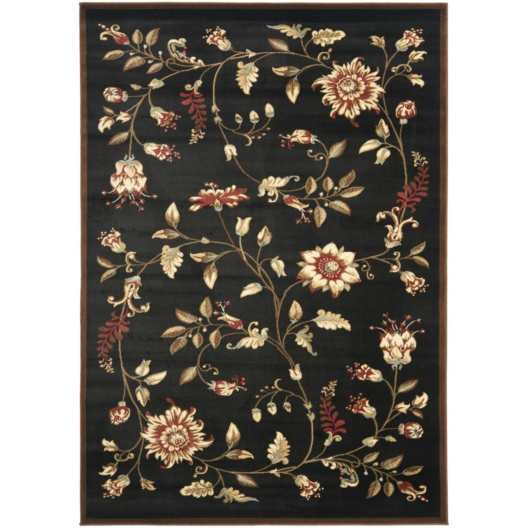 SAFAVIEH LNH552-9091 Lyndhurst Black / Multi Image 1