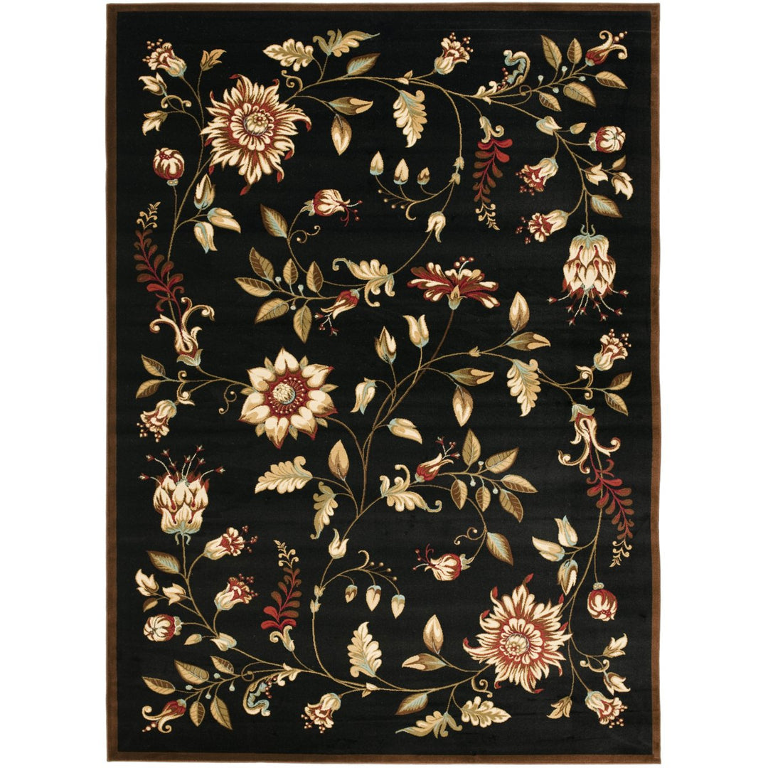 SAFAVIEH LNH552-9091 Lyndhurst Black / Multi Image 1