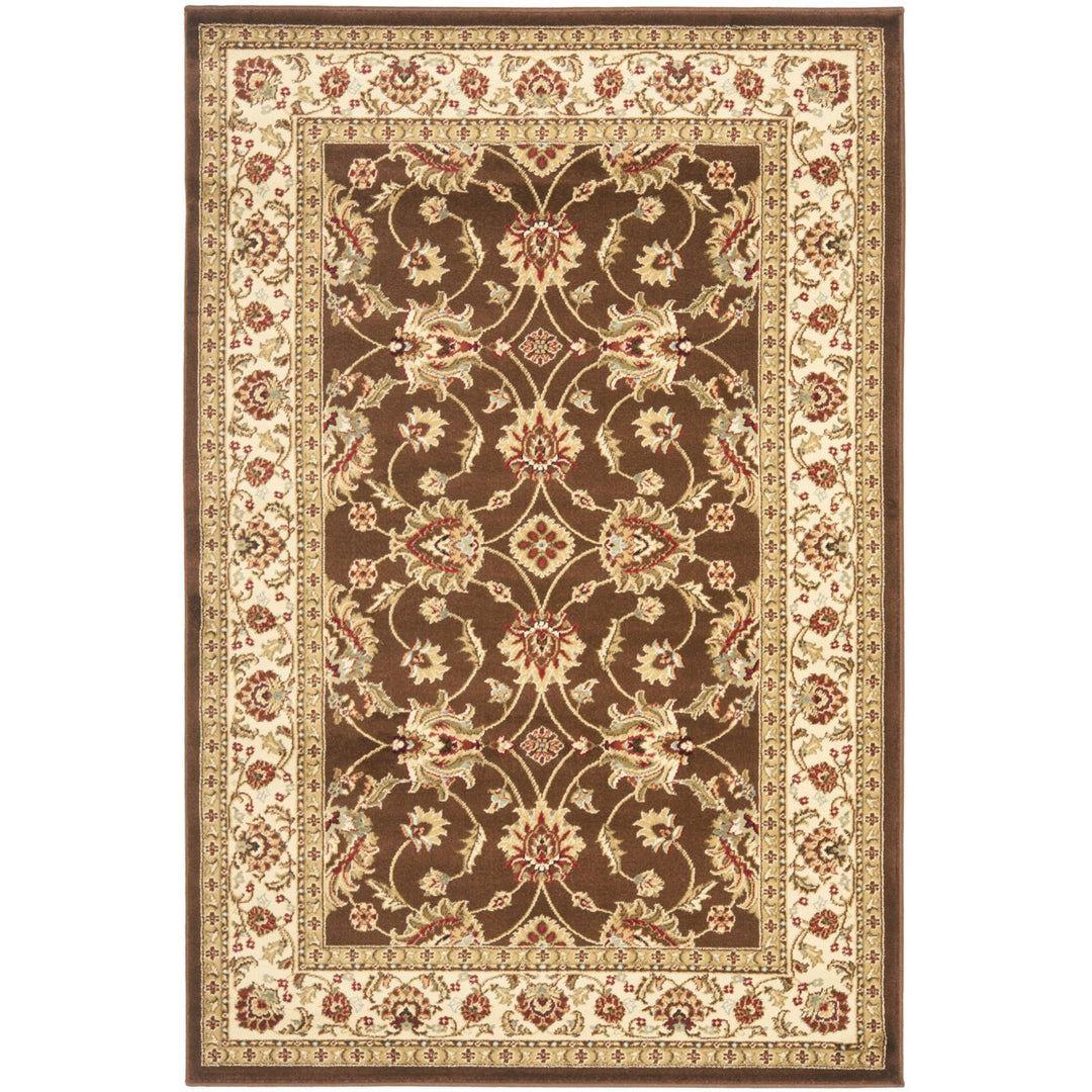 SAFAVIEH Lyndhurst LNH553-2512 Brown / Ivory Rug Image 1