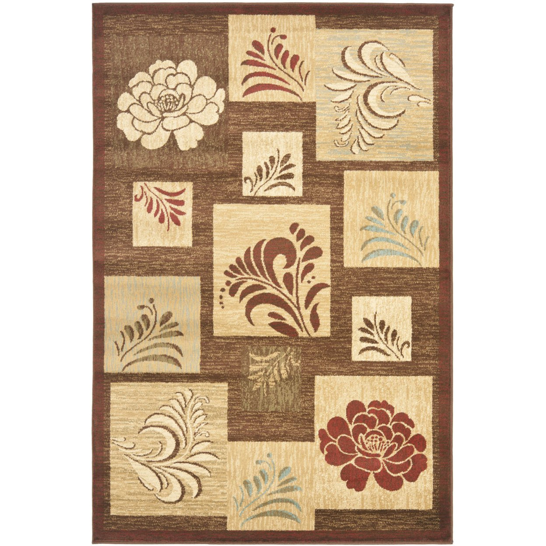 SAFAVIEH Lyndhurst LNH554-2591 Brown / Multi Rug Image 2