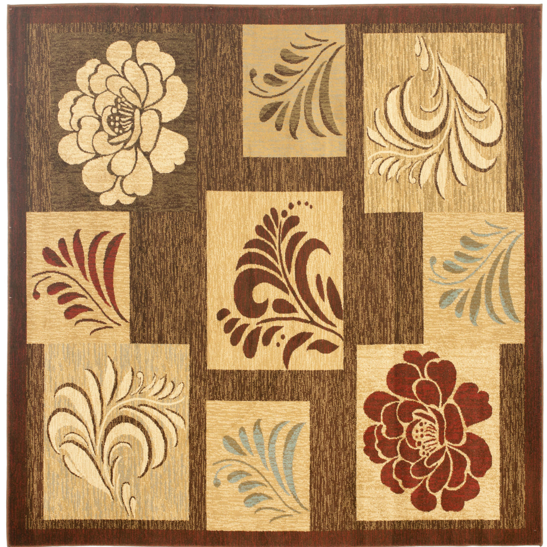 SAFAVIEH Lyndhurst LNH554-2591 Brown / Multi Rug Image 6