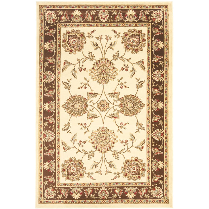 SAFAVIEH Lyndhurst LNH555-1225 Ivory / Brown Rug Image 2