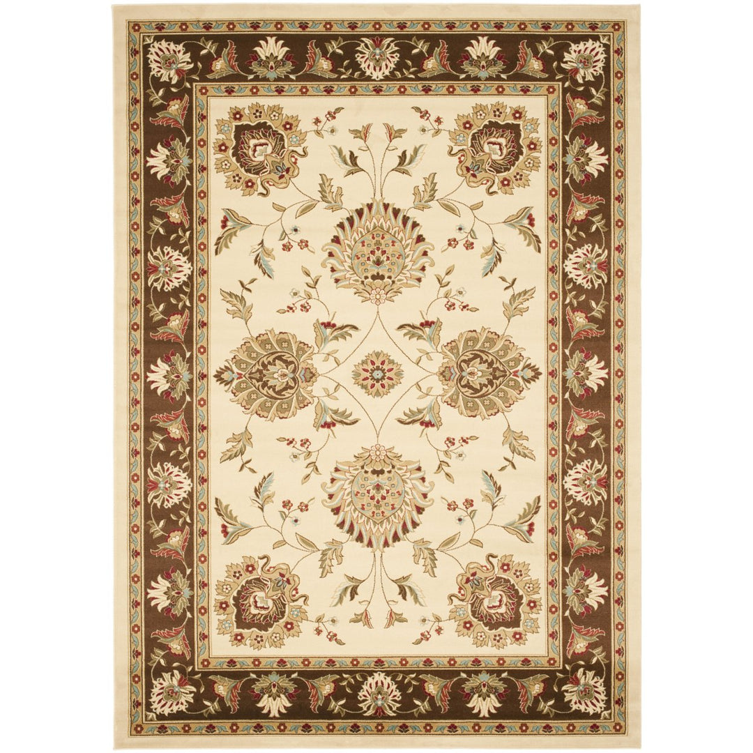 SAFAVIEH Lyndhurst LNH555-1225 Ivory / Brown Rug Image 1