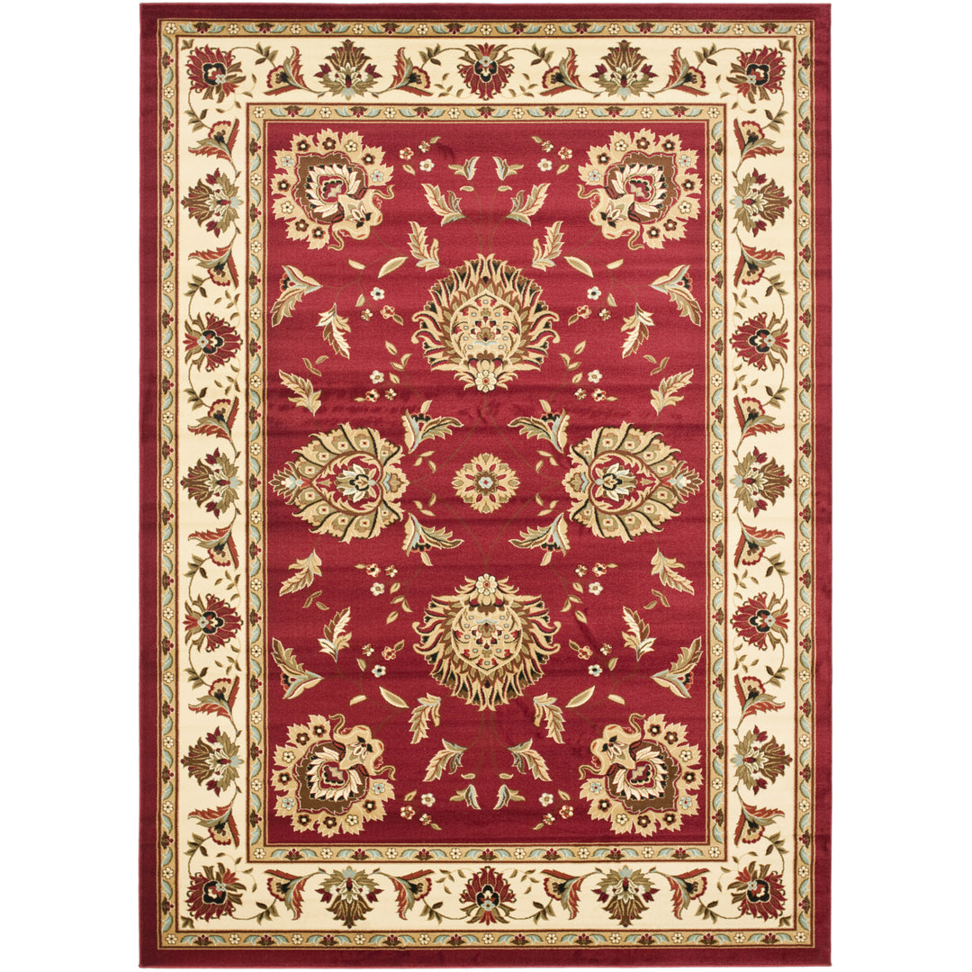 SAFAVIEH LNH555-4012 Lyndhurst Red / Ivory Image 5