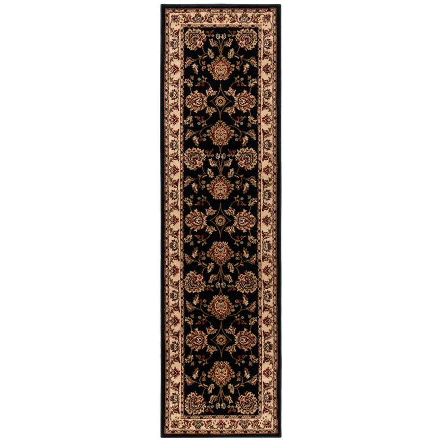 SAFAVIEH Lyndhurst LNH555-9012 Black / Ivory Rug Image 1