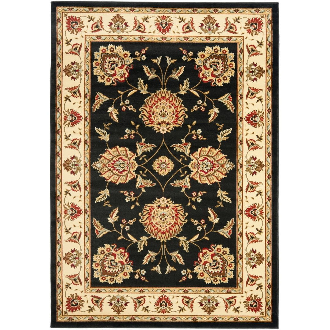 SAFAVIEH Lyndhurst LNH555-9012 Black / Ivory Rug Image 1