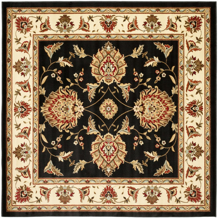 SAFAVIEH Lyndhurst LNH555-9012 Black / Ivory Rug Image 1