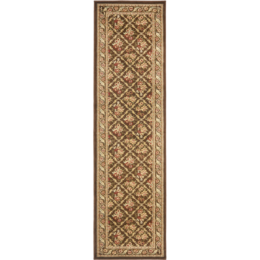 SAFAVIEH Lyndhurst LNH556-2525 Brown / Brown Rug Image 1