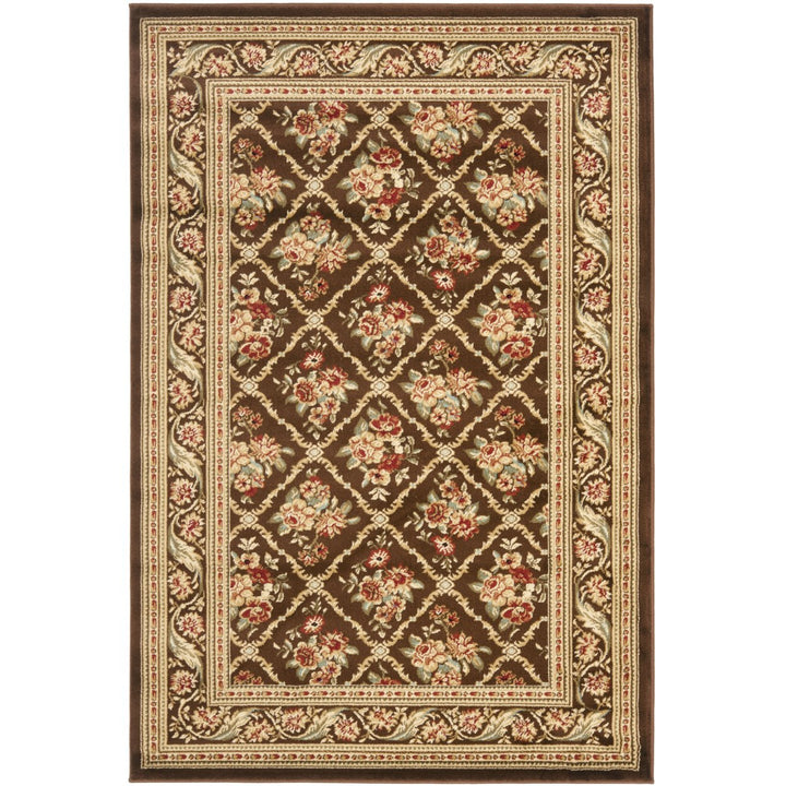 SAFAVIEH Lyndhurst LNH556-2525 Brown / Brown Rug Image 1