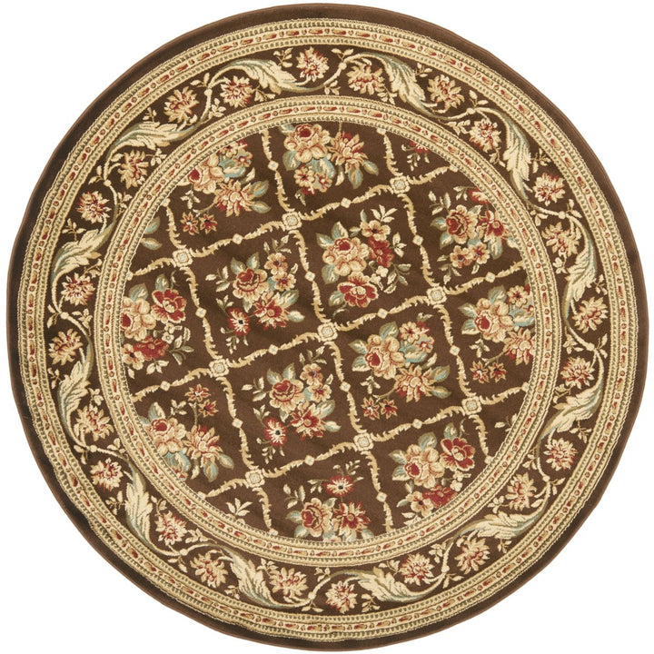 SAFAVIEH Lyndhurst LNH556-2525 Brown / Brown Rug Image 1