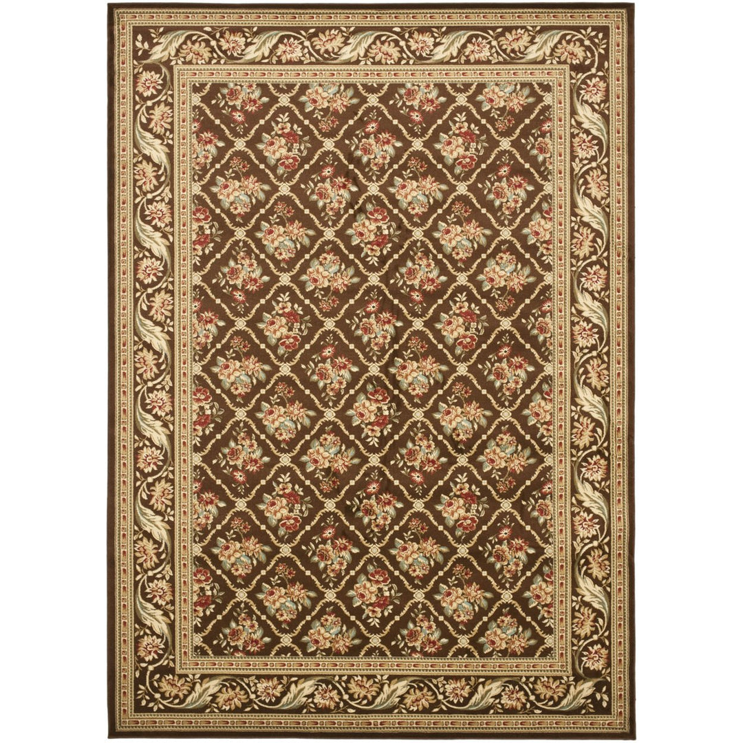 SAFAVIEH Lyndhurst LNH556-2525 Brown / Brown Rug Image 1