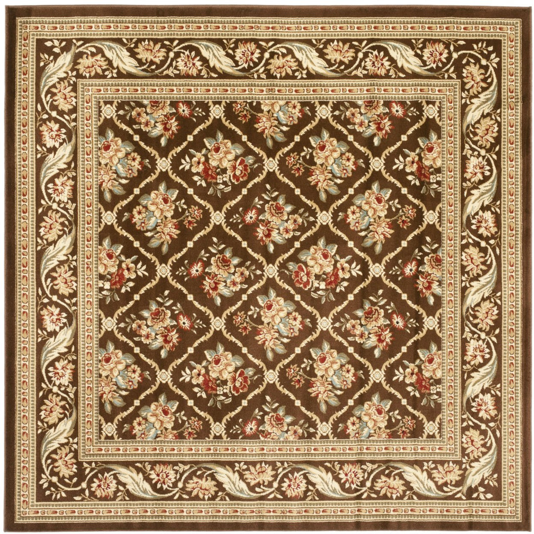 SAFAVIEH Lyndhurst LNH556-2525 Brown / Brown Rug Image 1