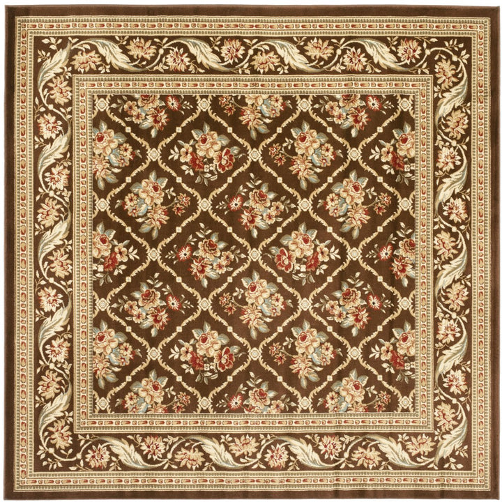 SAFAVIEH Lyndhurst LNH556-2525 Brown / Brown Rug Image 1