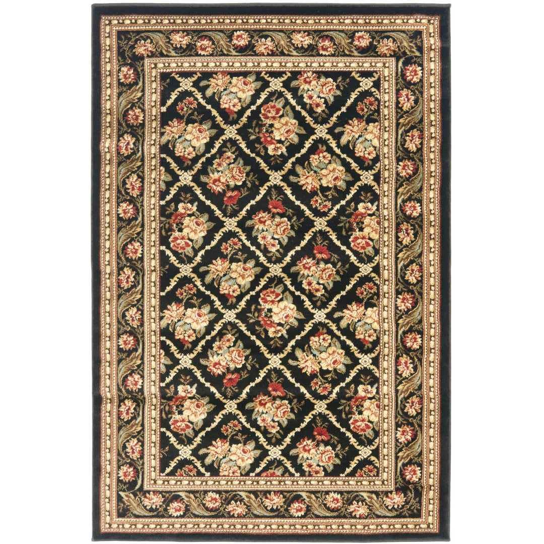 SAFAVIEH Lyndhurst LNH556-9090 Black / Black Rug Image 1