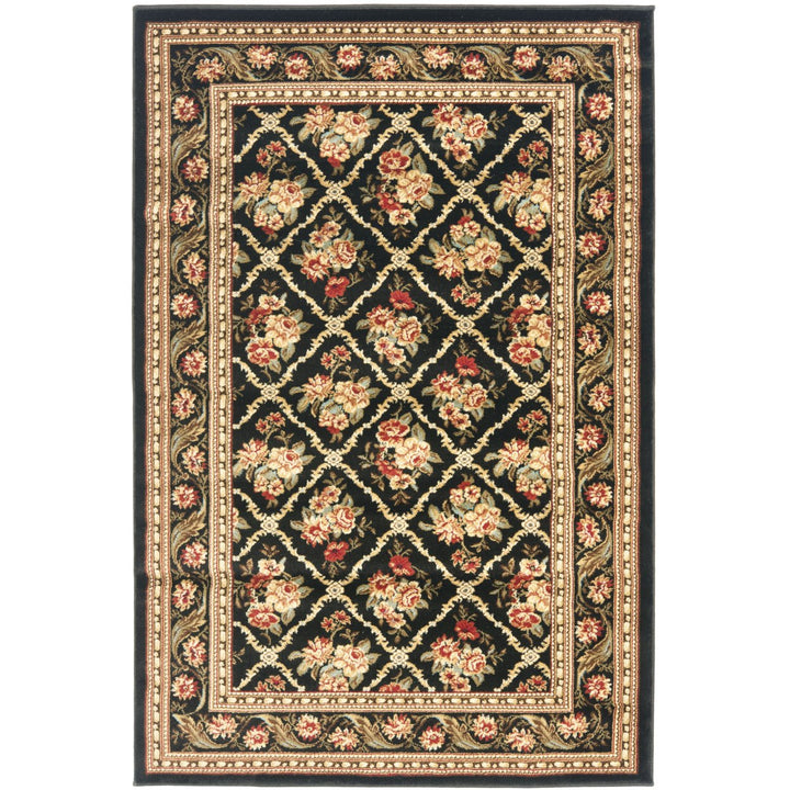 SAFAVIEH Lyndhurst LNH556-9090 Black / Black Rug Image 1