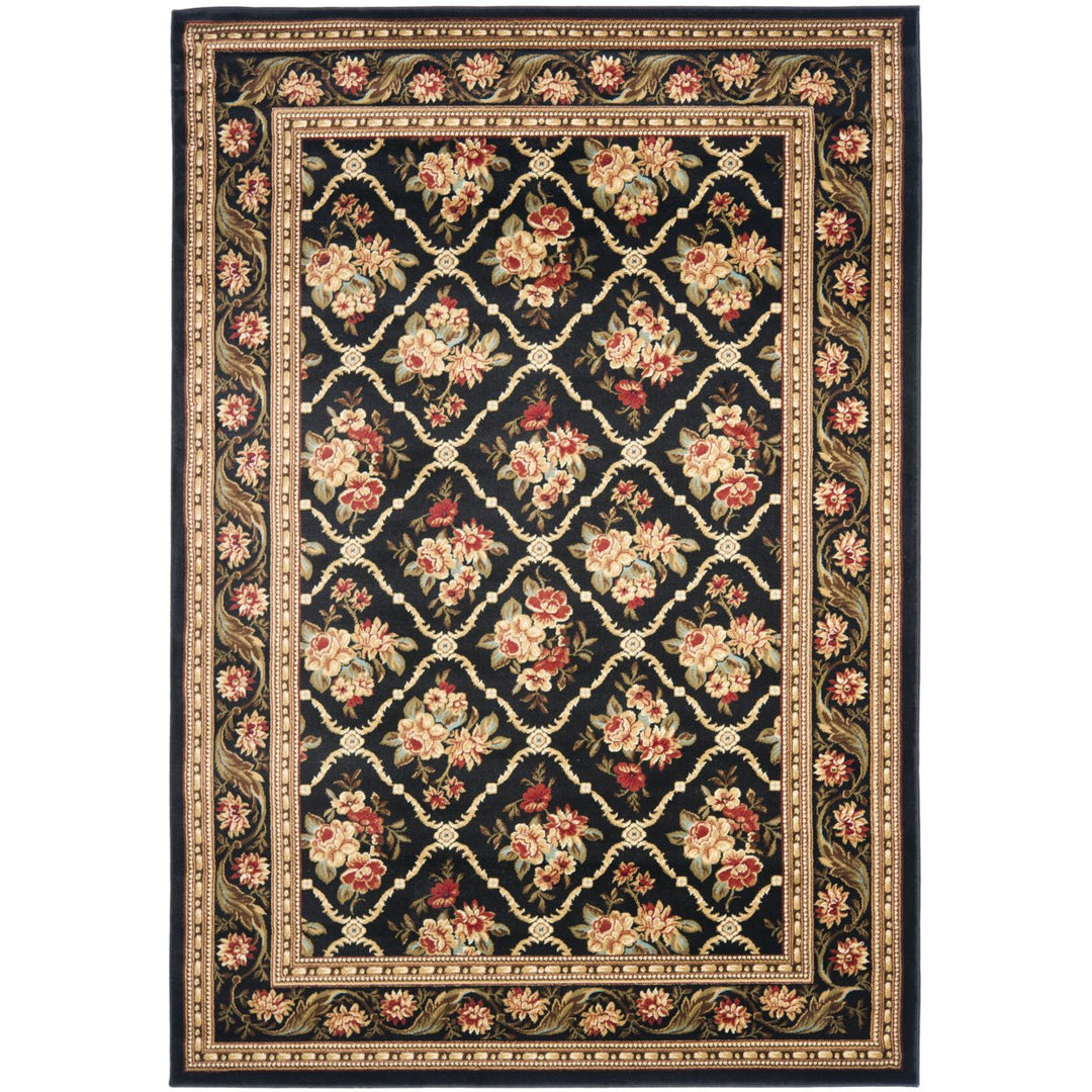 SAFAVIEH Lyndhurst LNH556-9090 Black / Black Rug Image 3