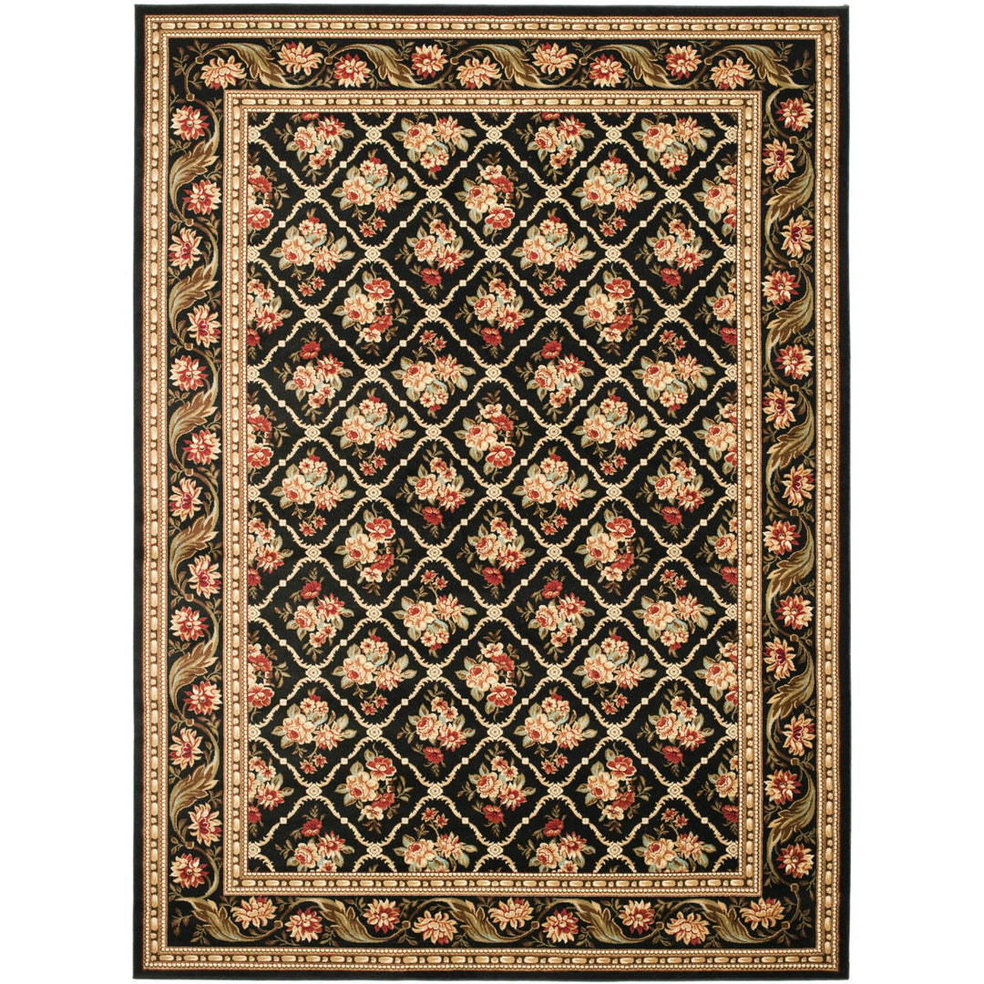 SAFAVIEH Lyndhurst LNH556-9090 Black / Black Rug Image 1