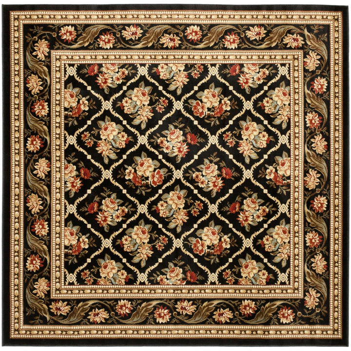 SAFAVIEH Lyndhurst LNH556-9090 Black / Black Rug Image 1