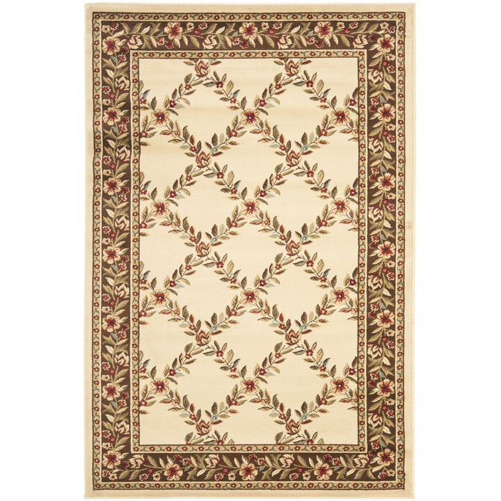 SAFAVIEH Lyndhurst LNH557-1225 Ivory / Brown Rug Image 1