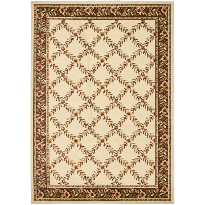 SAFAVIEH Lyndhurst LNH557-1225 Ivory / Brown Rug Image 1