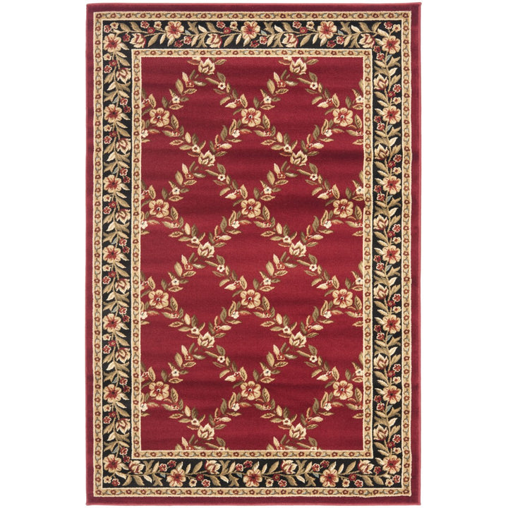 SAFAVIEH Lyndhurst LNH557-4090 Red / Black Rug Image 1