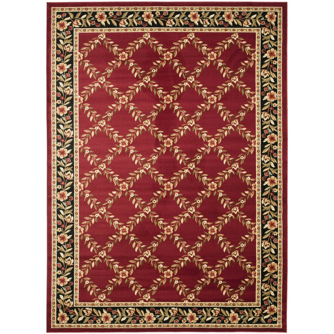 SAFAVIEH Lyndhurst LNH557-4090 Red / Black Rug Image 1