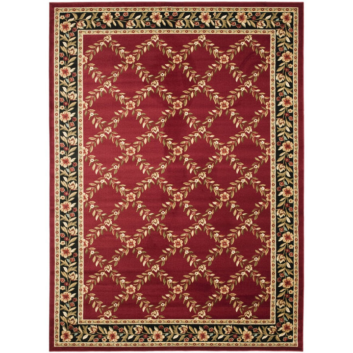 SAFAVIEH Lyndhurst LNH557-4090 Red / Black Rug Image 1