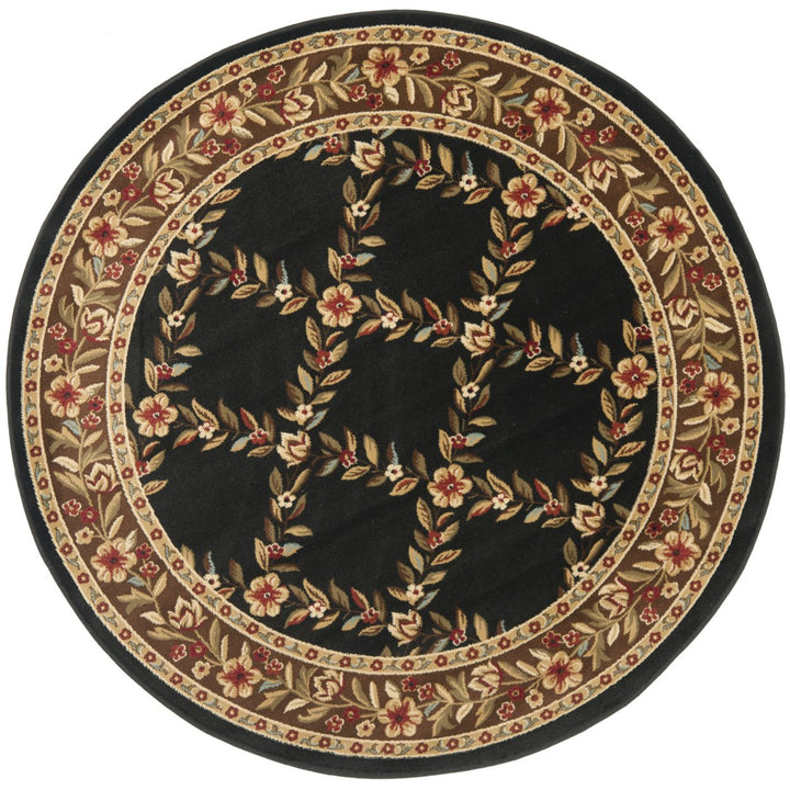 SAFAVIEH Lyndhurst LNH557-9025 Black / Brown Rug Image 1