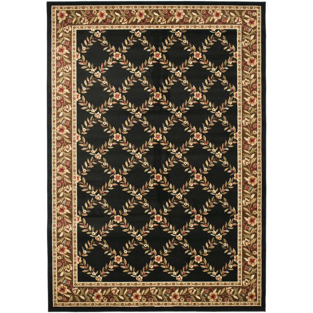 SAFAVIEH Lyndhurst LNH557-9025 Black / Brown Rug Image 1