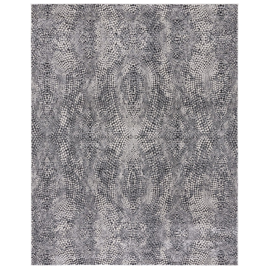 SAFAVIEH Lurex Collection LUR185Z Black / Light Grey Rug Image 1