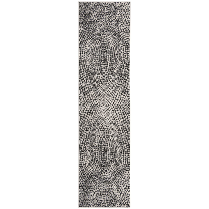 SAFAVIEH Lurex Collection LUR185Z Black / Light Grey Rug Image 3