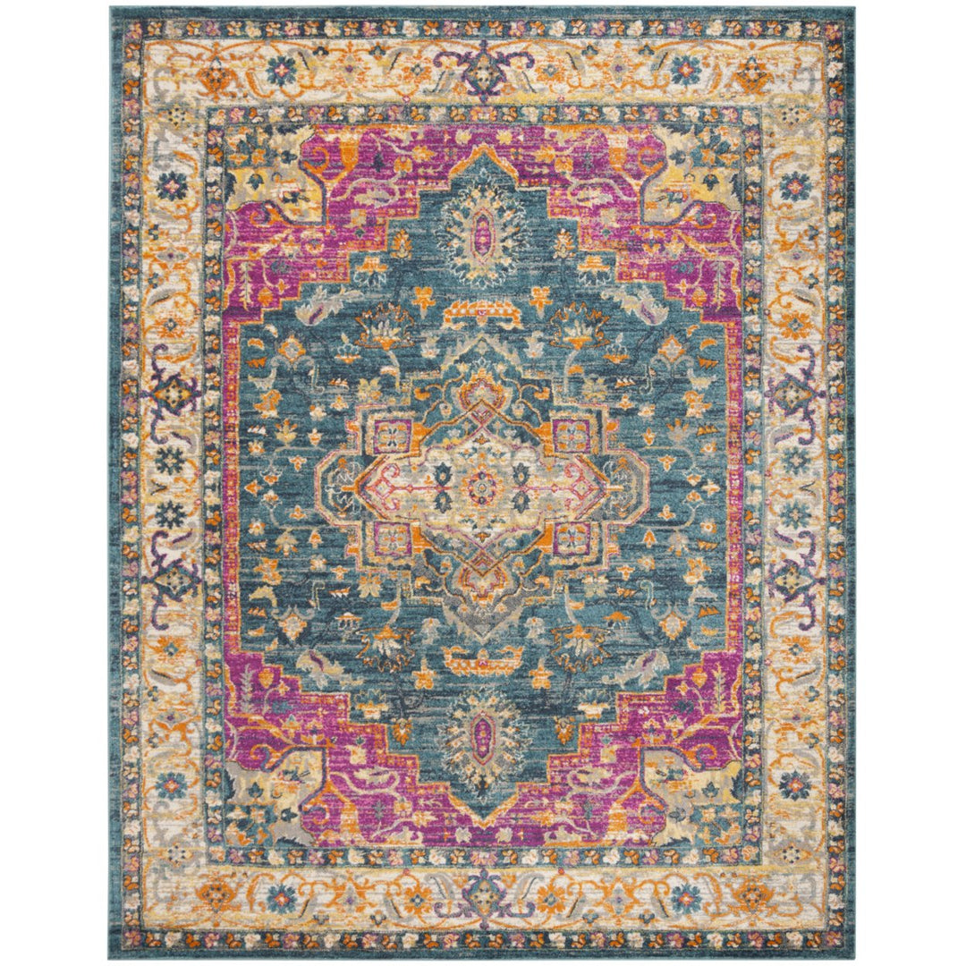 Safavieh MAD202M Madison 200 Blue / Multi Image 1