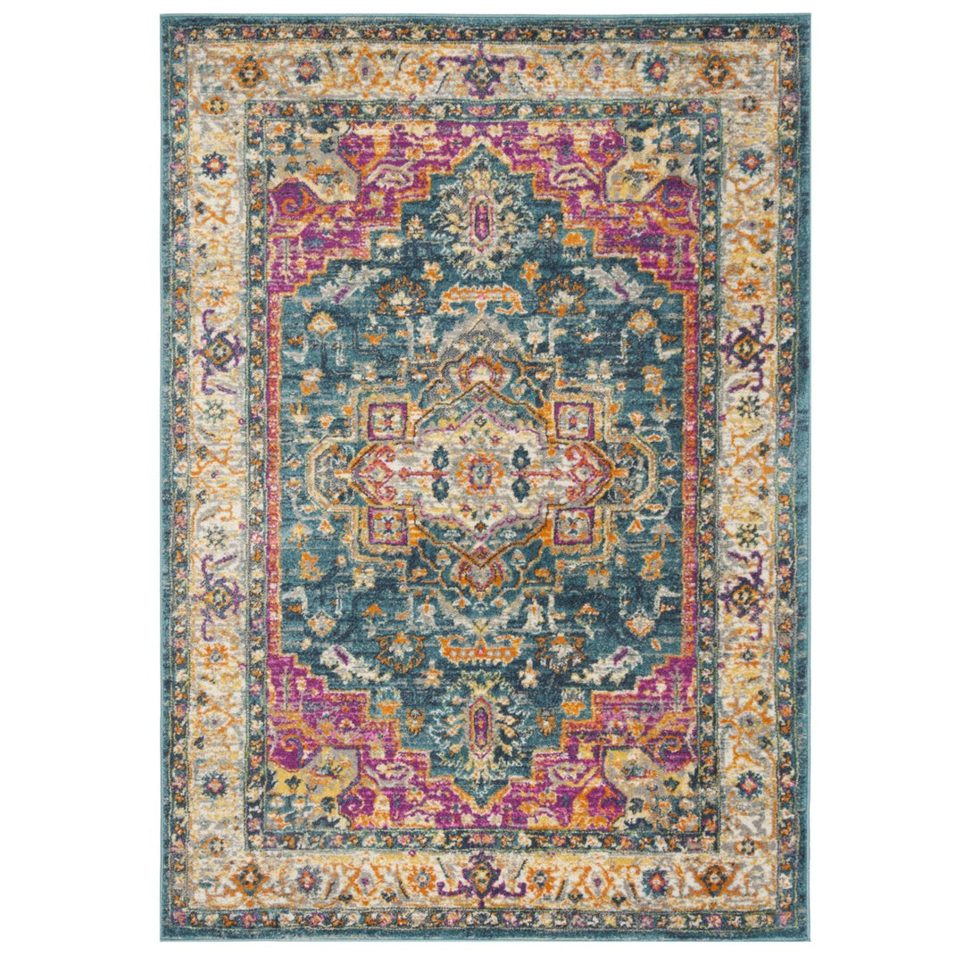 Safavieh MAD202M Madison 200 Blue / Multi Image 1