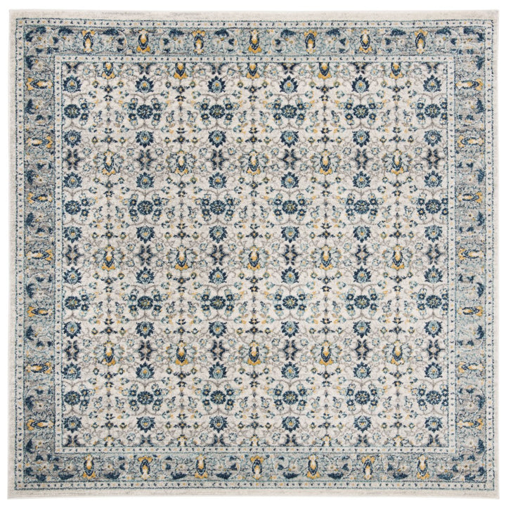 SAFAVIEH Madison Collection MAD151N Ivory / Navy Rug Image 6